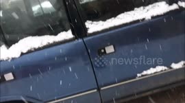 Range Rover snow chaos 2017 Part 1