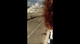 Dumbass almost missed the ship!