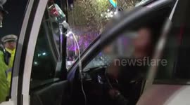 Man caught driving with IV drip