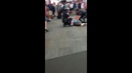 Sanfransisco airport police takedown (pt2) (non graphic)