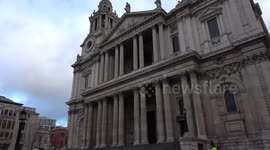 Newsflare Edit - Royals attend Grenfell memorial at London's St Paul's Cathedral