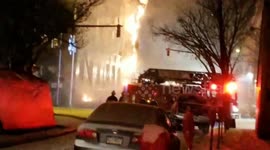 2nd Alarm fire with building collapse - Shamokin, Pa