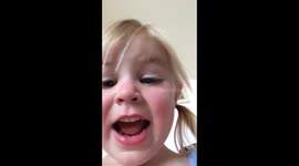 Little Girl's Imaginary Makeup Tutorial