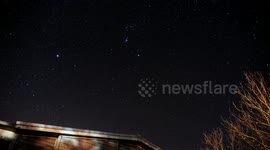 4k Timelapse of Meteor Shower December 2017
