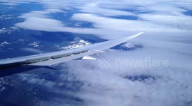 view from plane window