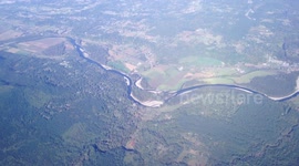 river from 20000 feet