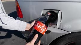 YouTuber fills his BMW's gas tank with Coca-Cola