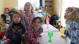 Watch out for the spray when children play