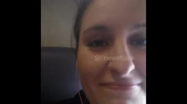 screaming baby on a plane