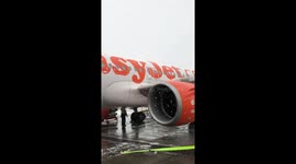 EasyJet got us home in the snow from Schiphol Airport