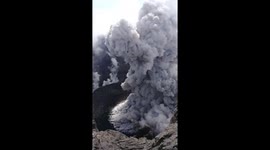 Inside Mount Agung volcano