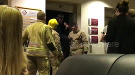 Firefighters rescue coworkers stuck in elevator at Christmas party