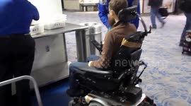 Electric Wheelchair TSA security screening airport