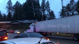 Amtrak train derails south of Seattle