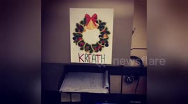 Office prankster gives a festive twist to his coworkers' names