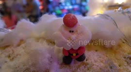 Snow house in Thailand made of crackers