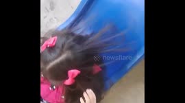 The static is holding her down