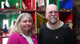 Lego-obsessed family build incredible 8ft-tall Victorian dollhouse