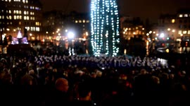 POP choir in Trafalgar square