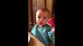 Baby goes through emotional rollercoaster when trying Marmite