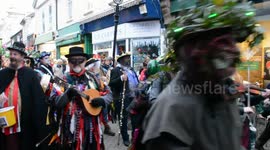 Sundown winter solstice Montol Parade