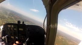 near midair collision on final approach Cessna 172