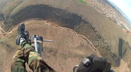 Paramotorist crashes into power lines and makes painful landing