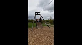 Zip Wire Toddler!