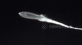 Los Angeles resident films SpaceX rocket launch