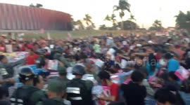 Chaotic delivery of toys in Venezuela