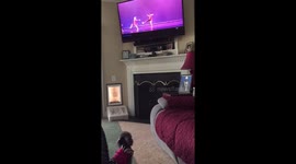 Dog doesn’t like ballet