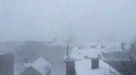 Christmas Blizzard in Portland, Maine