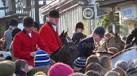 Thousands turn out for Boxing Day hunt