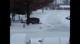 Mid-January 2014 Snowstorm - Frederick, Maryland