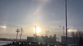 ‘Three suns’ shine brightly in skies above China
