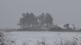 Heavy snow hits Peak District