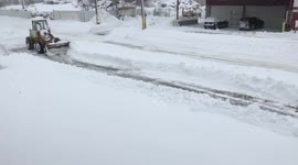 Clearing Snow Erie PA 2017