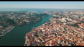 Stunning drone footage of Porto