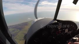 Flight instructor saves trainee from mid-air collision