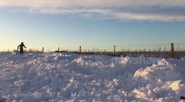 @skigrahambell @skieurope1 @TheSkiClub @BBCNews @BBCWiltshire James Richardson skiing in Wiltshire today!! https://t.co/5Gg9odt6T8