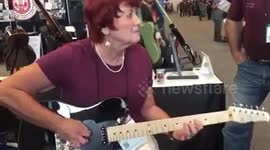 Viral granny guitarist is one helluva rocker