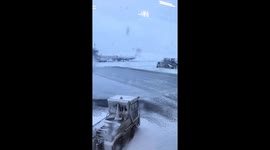 Delayed to Dublin #glasgow #snow #delayed #glasgowairport https