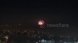 Vancouver Fireworks HAPPY NEW YEAR 2018
