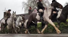 New Year’s Day hunt underway in West Sussex town