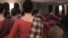 Auld Lang Syne. Red Dresses.