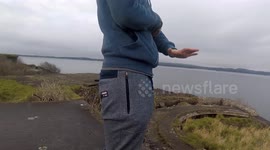 My son fell down a hole.