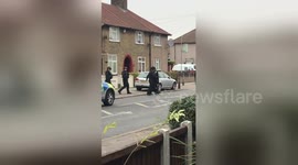 Armed police arrest man in east London