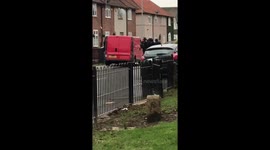 Armed police gang raid