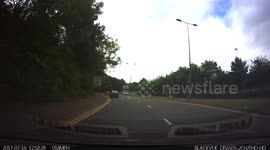 Dangerous driving - Two drivers were prosecuted as a result of this dashcam footage demonstrating dangerous driving including tailgating, break checking and swerving to the wrong side of the road into oncoming traffic.