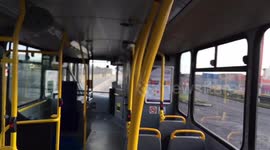 Time lapse of a journey from Dublin Port.